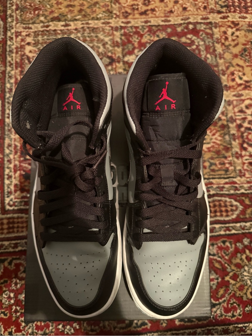 Jordan 1 Mid Shadow Red - Picture 2 of 6